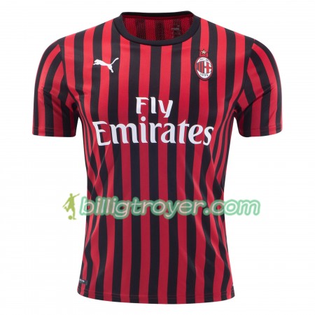 Billige Fotballdrakter AC Milan Hjemmedraktsett 2019/20 Kortermet